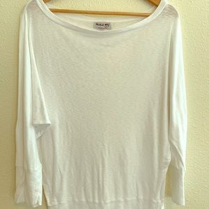 Michael Stars wise neck top OSFM